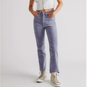 Wrangler Wild West High-Rise Straight Cord Jeans